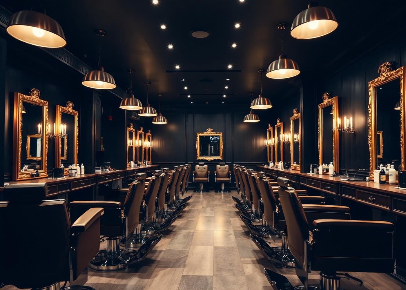 Silver Touch Barber Shop interior